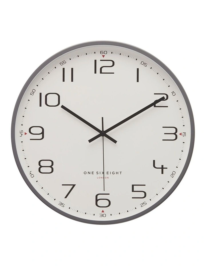 Carmen Cool Grey 30Cm Silent Wall Clock