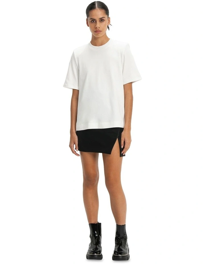 Good Earth Structured Tee in White