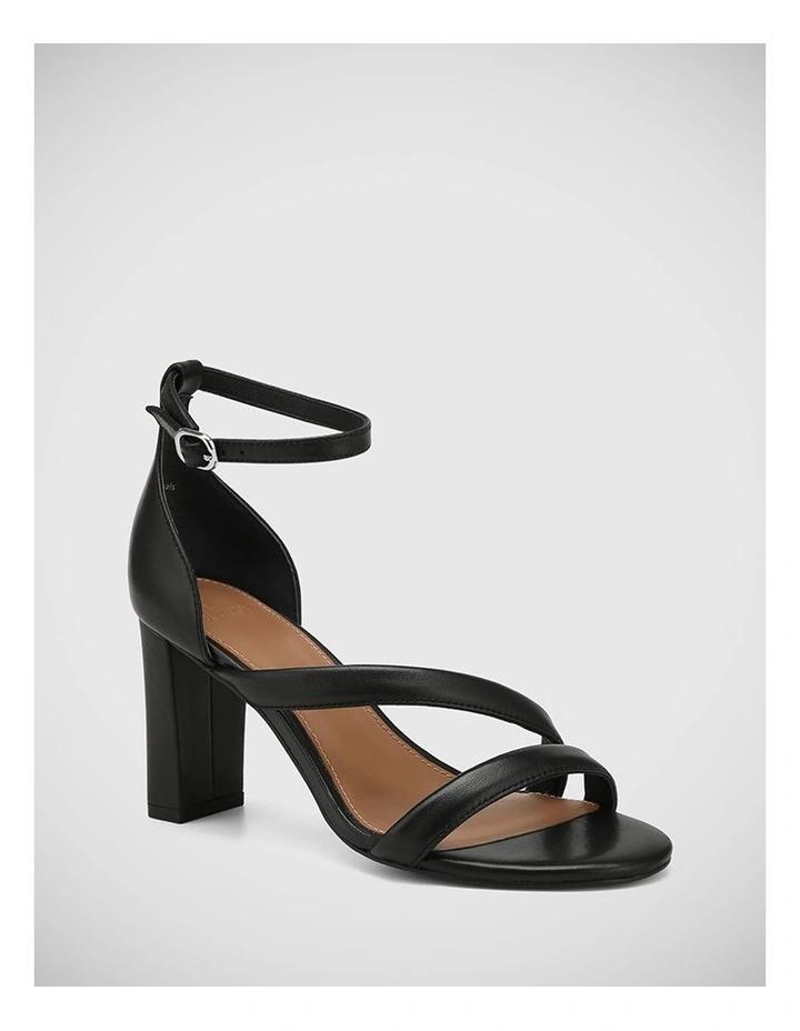 Rosse Leather Sandal in Black