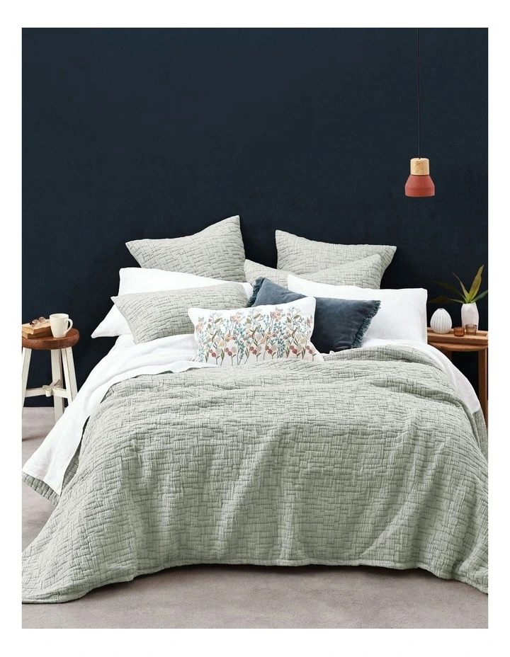 Livie European Pillowcase in Mist
