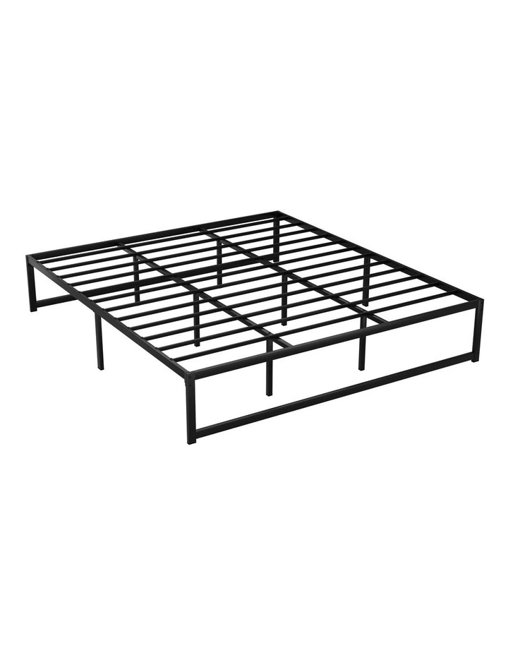 Tino King Size Metal Bed Frame in Black