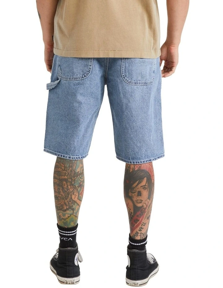 Americana Denim Shorts in Broken Blue Wash