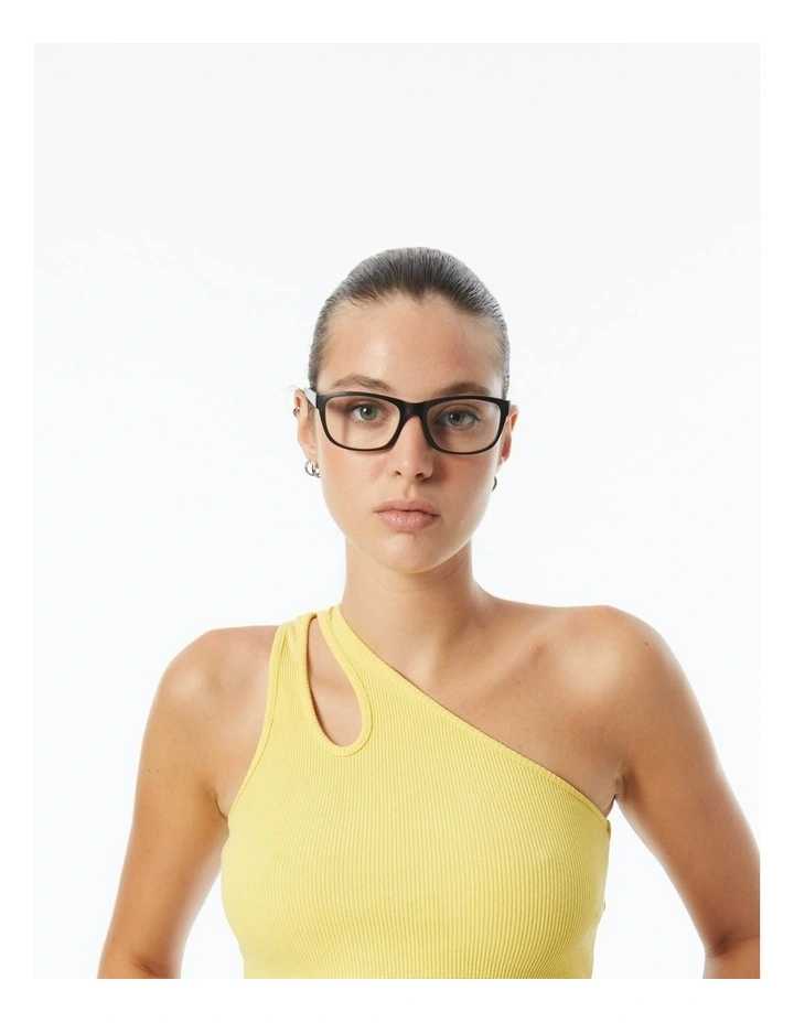 Recycled Blue Light Filter Glasses in Black