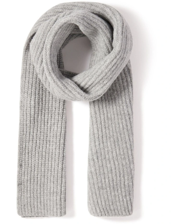 Rory Knit Scarf in Grey