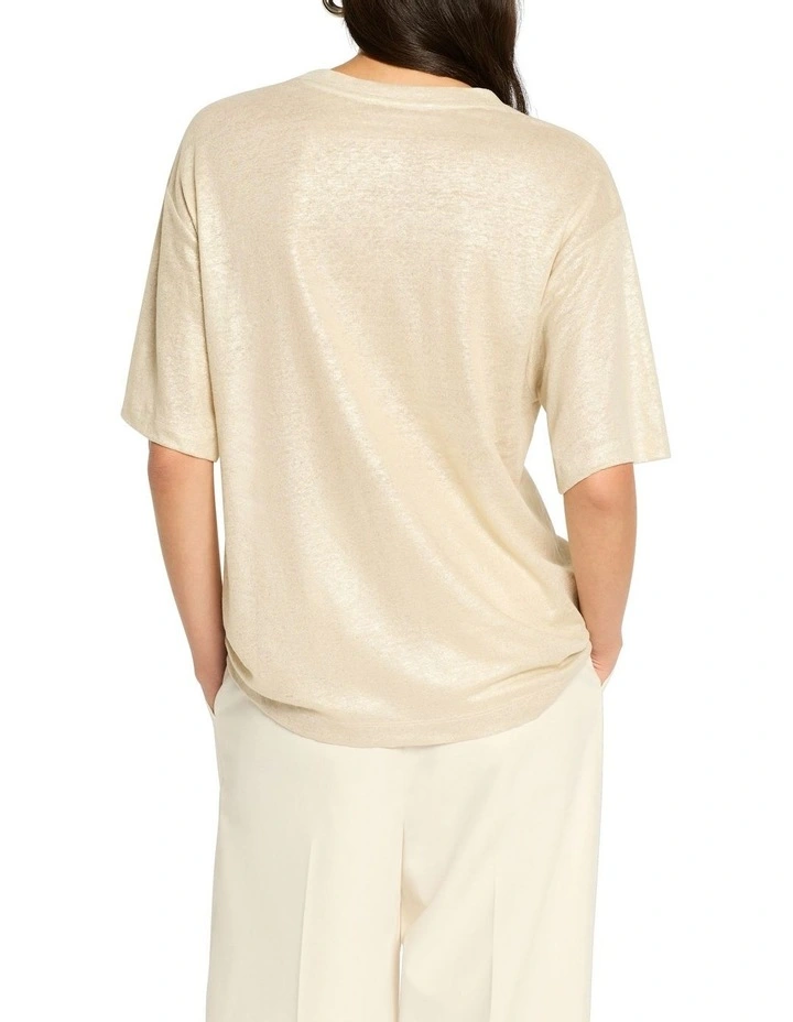 Next Chapter Foil Tee in Silver