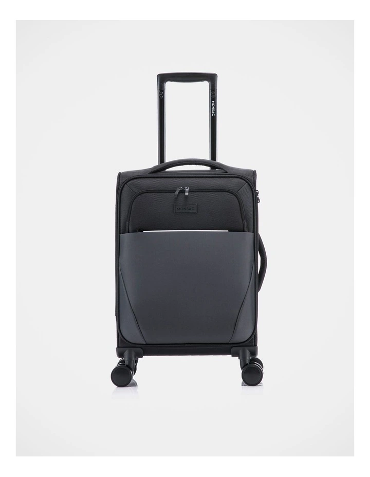 Pro Flex 55cm Soft Side Suitcase in Black