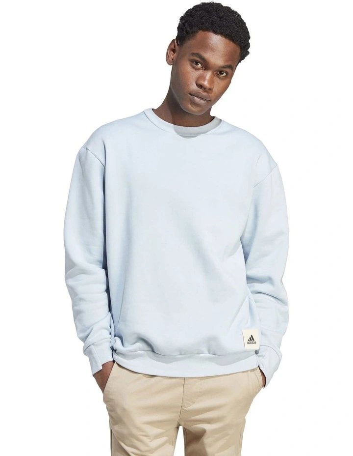 Lounge Fleece Sweatshirt in Wonder Lue