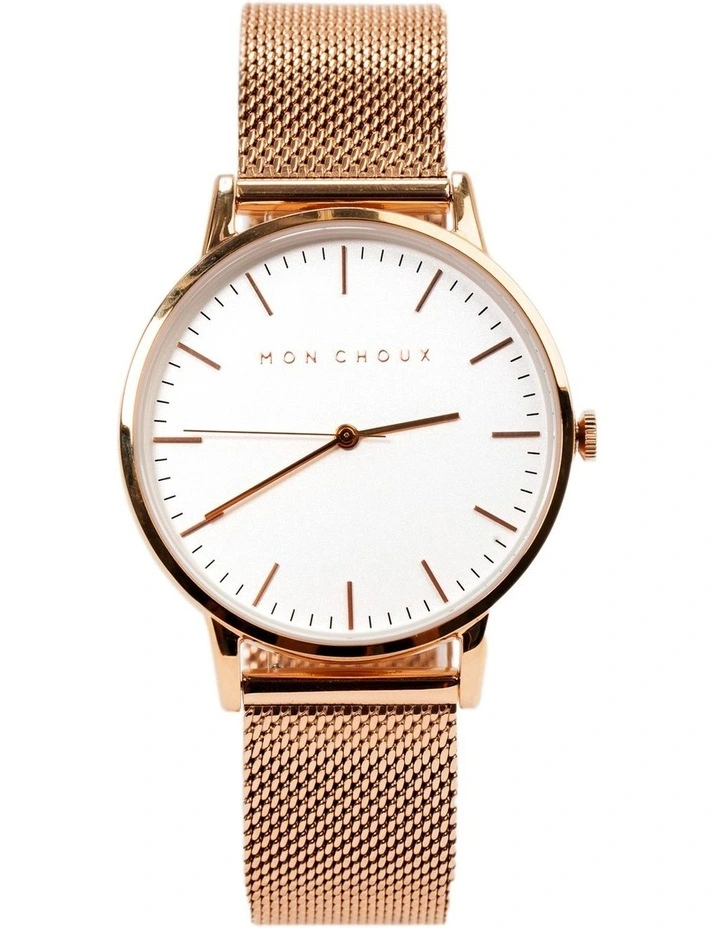 Classic Mesh Watch 38mm in Rose Gold