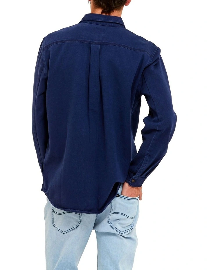 Lee Worker Shirt in Union Blue