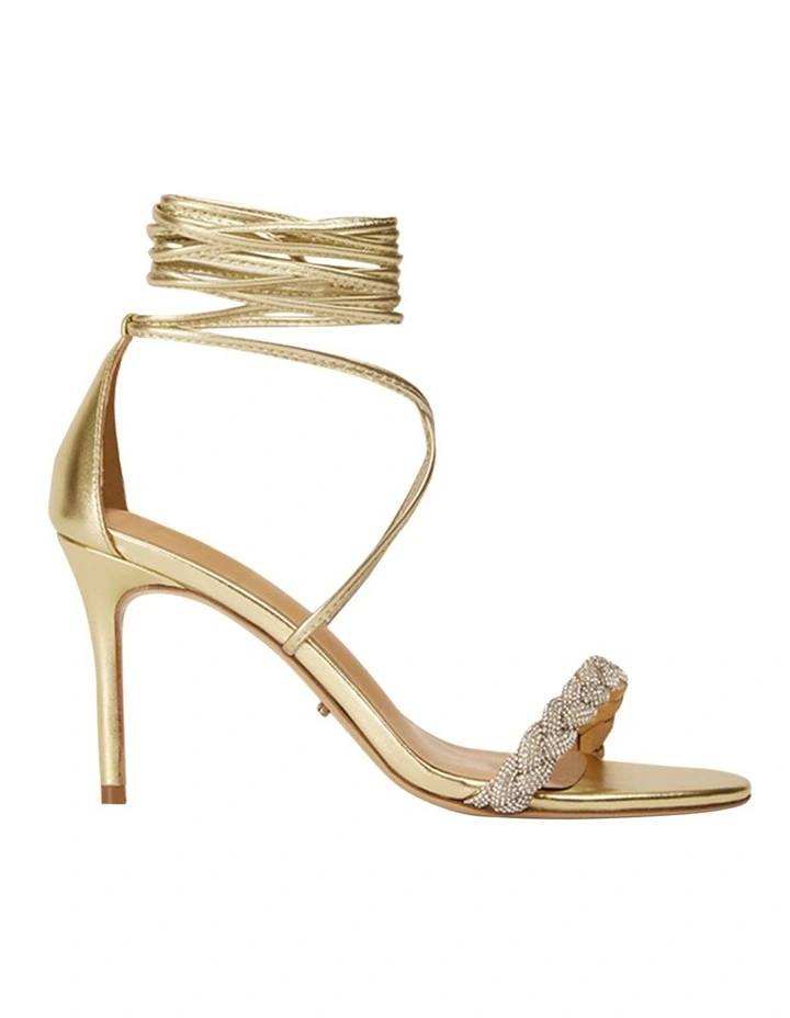 Henley Heels in Gold Nappa