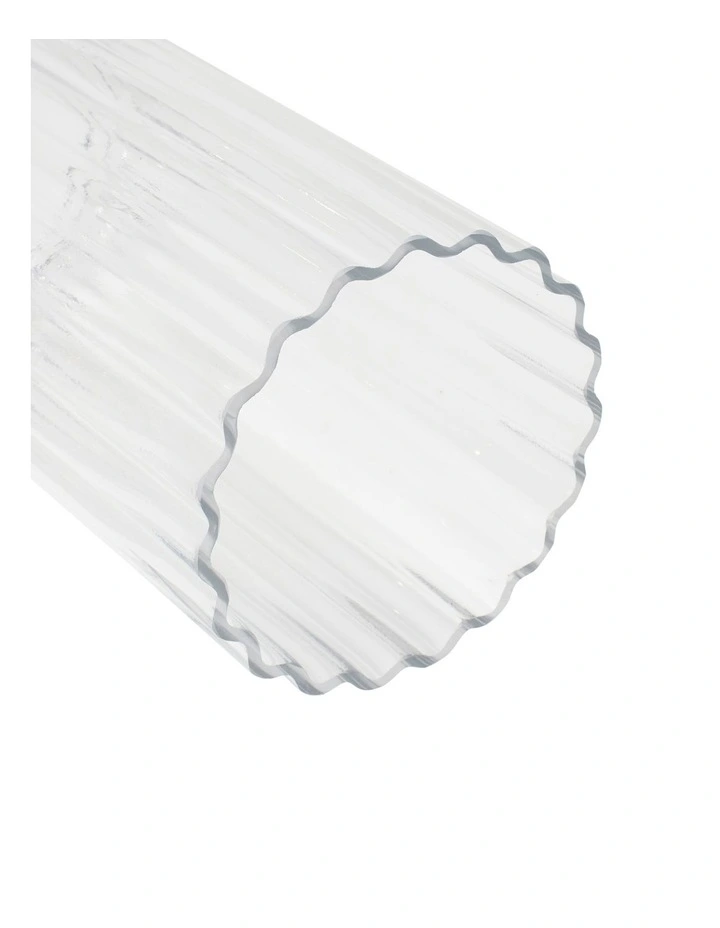 Leaha Vase 15.5x30cm in Clear