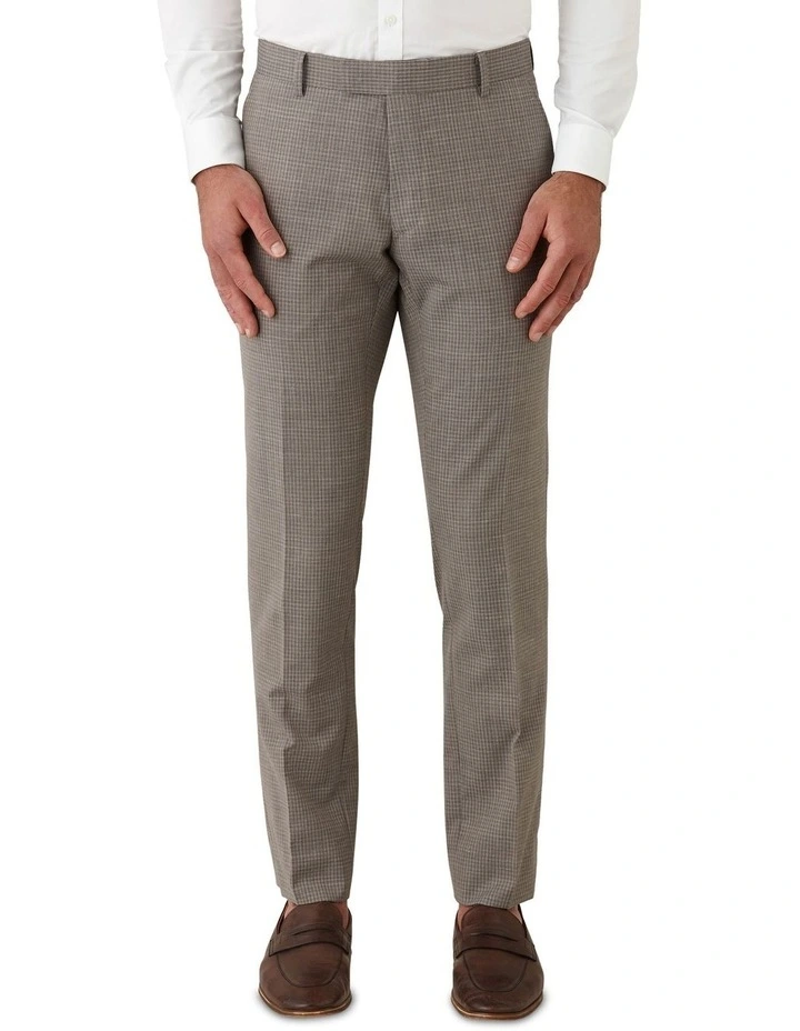 Caper Slim Fit Trouser in Taupe