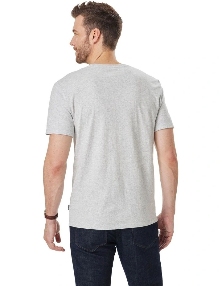 Basic Crew Tee in Slate
