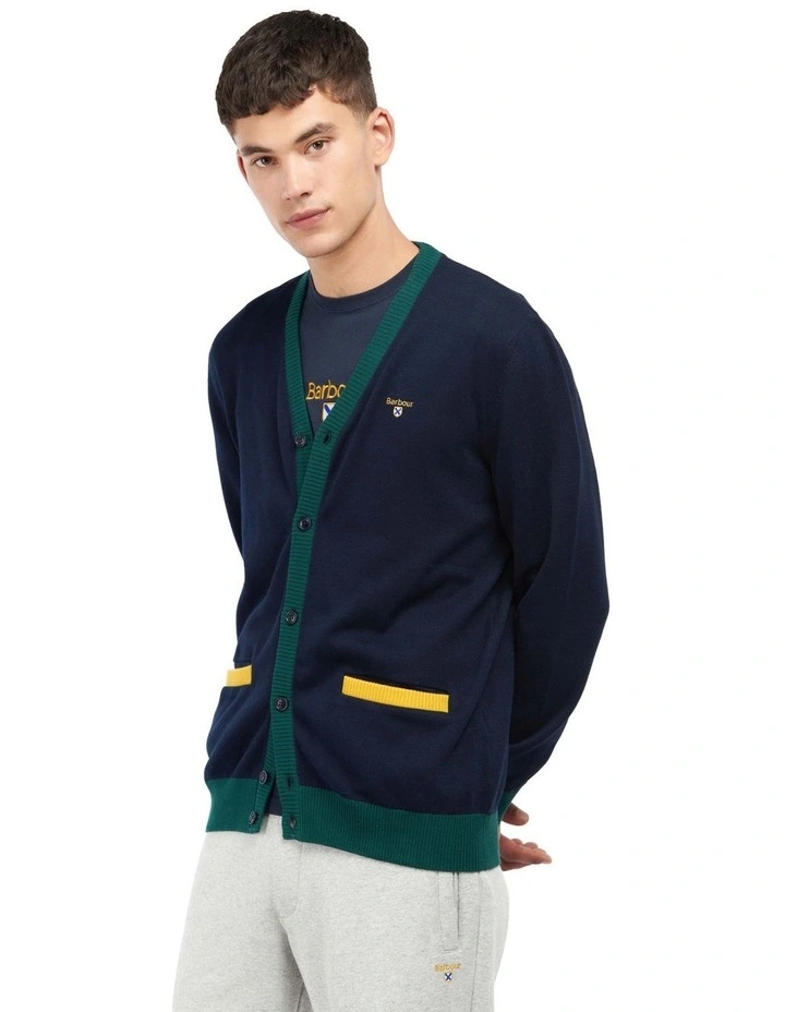 Sheldonian Cardigan in Navy