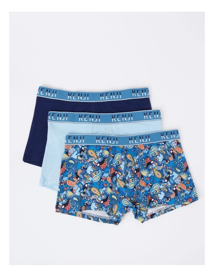 Fashion Trunks Toucan Party 3 Pack in Assorted