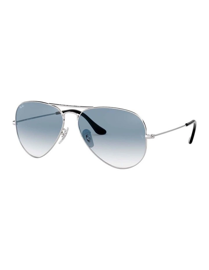 Aviator Gradient Silver RB3025 Sunglasses