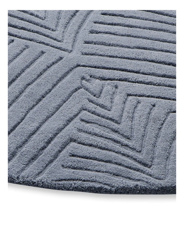 Folia Cool Rug 038904 in Grey