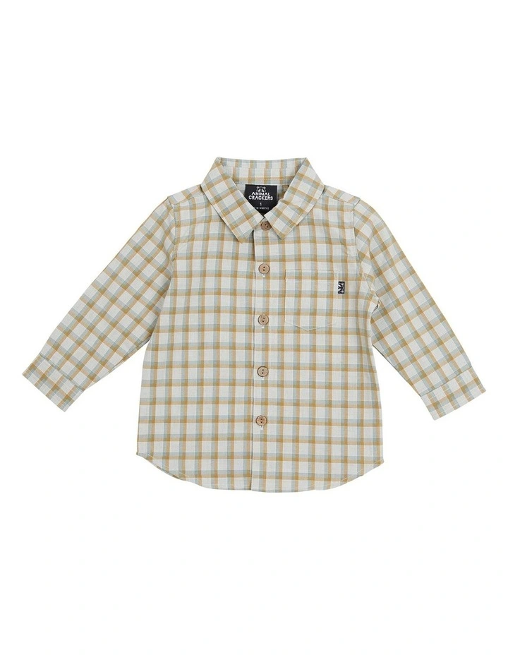 Sunset Long Sleeve Shirt (Sizes 0-5) in Check