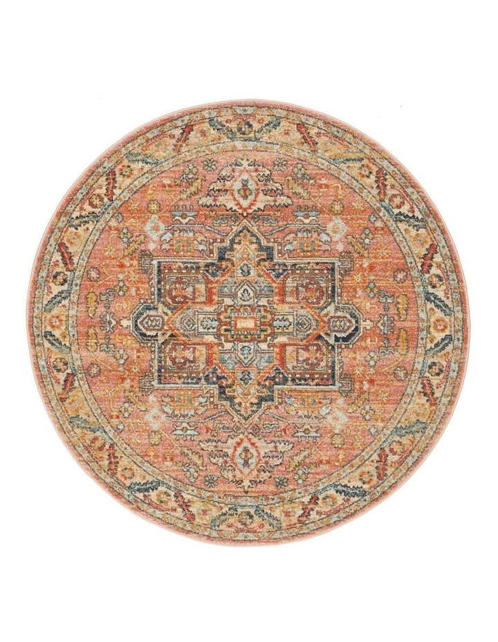 Legacy 850 Round Rug In Salmon