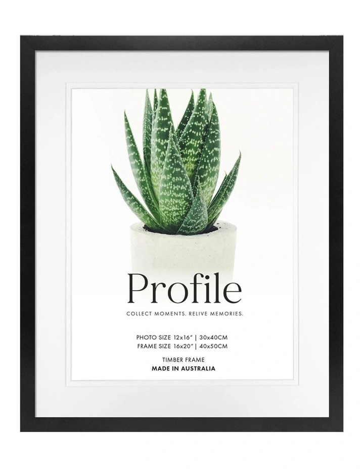 Decorator Photo Frame 40x50/30x40cm in Black
