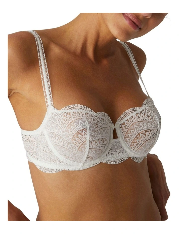 Karma Half Cup Bra in Ivory