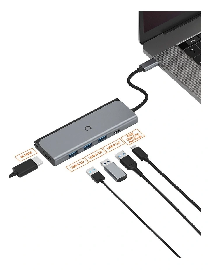 Unite TravelMate USB-C Hub Adaptor