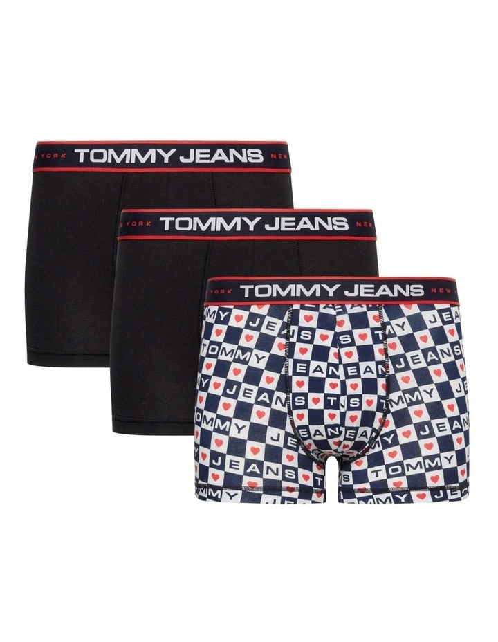 Jeans New York Trunks 3 Pack in Multi