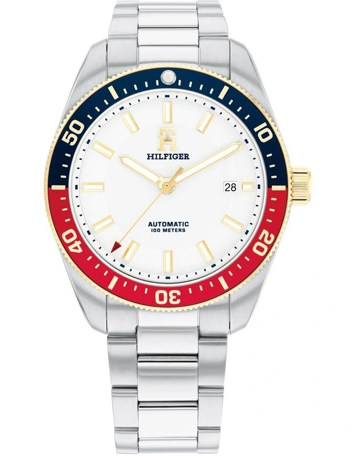 Stainless Steel Watch in White