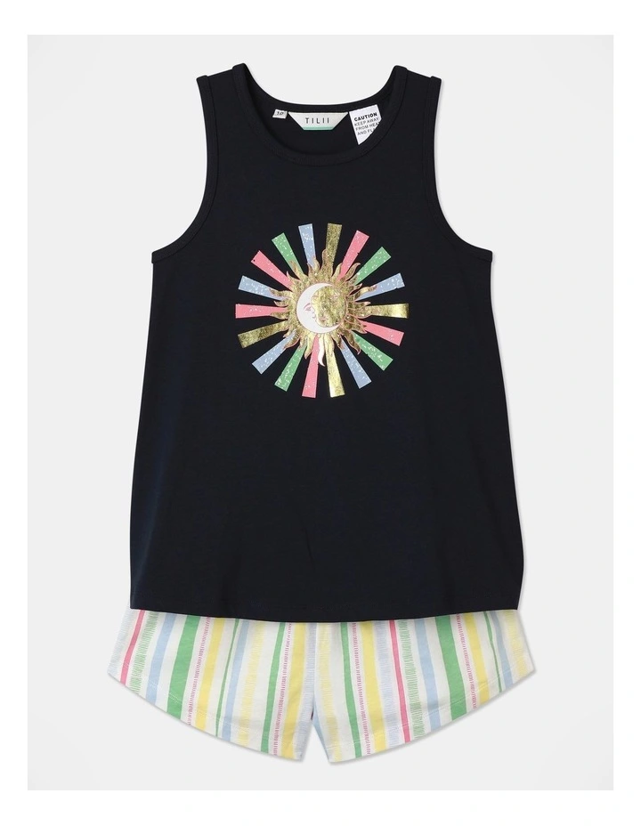 Celestial Pyjama Set in Navy