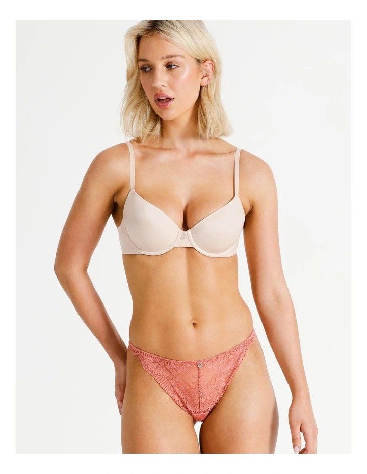 Lace Underwear G-String in Baked Pink