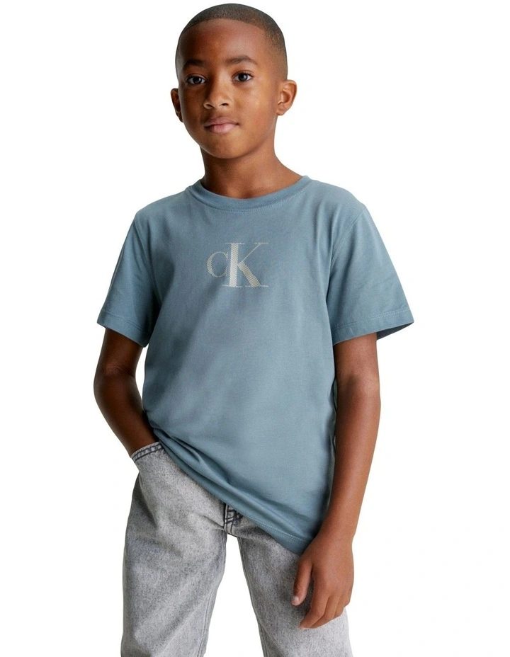 Jersey Relaxed Short Sleeve T-shirt in Goblin Blue