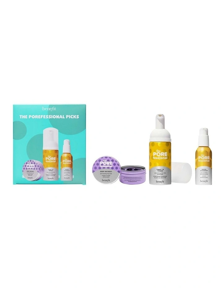 The POREfessional Cleanser, Toner, and Clay Mask Value Set