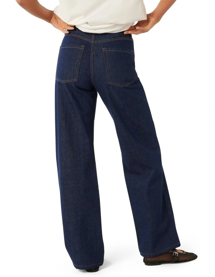 Sky Straight Leg Jeans in Blue