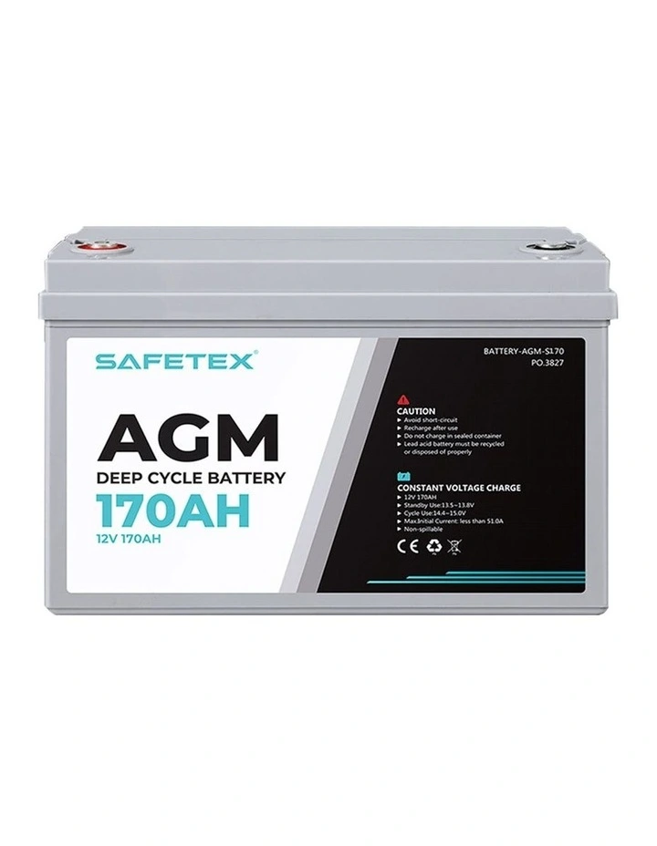 12V 170Ah AGM Deep Cycle Lead Acid SLA Battery