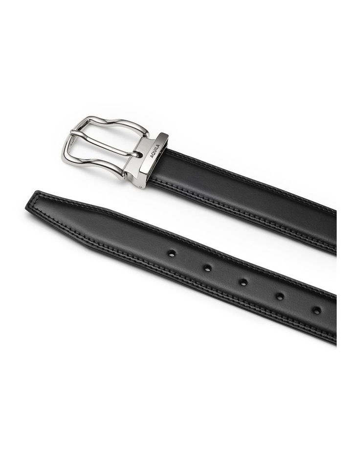 Todd Leather Belt in Black