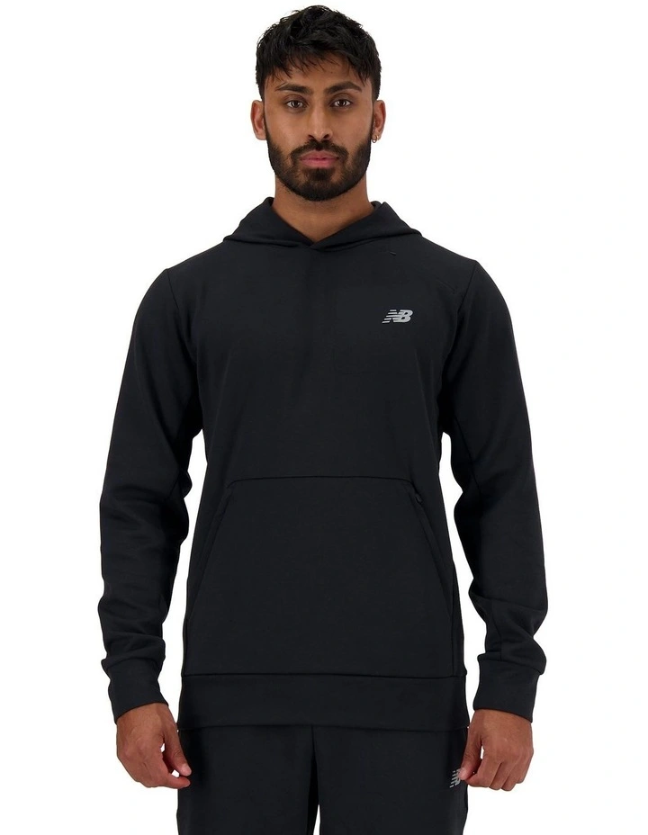 R.W Tech Premium Tech Knit Pullover Hoodie in Black