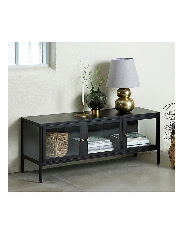 Carmel Entertainment TV Unit 132cm in Black