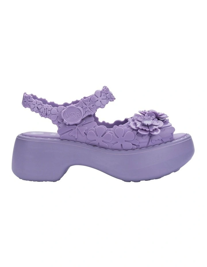 Melissa Blossom Sandals in Lilac
