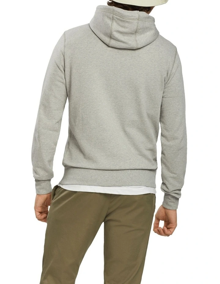 Tommy Logo Hoodie in Grey