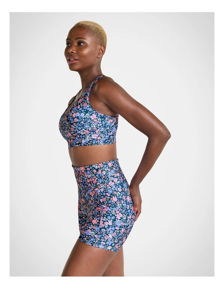 Medium Impact Racerback Sports Bra in Multi