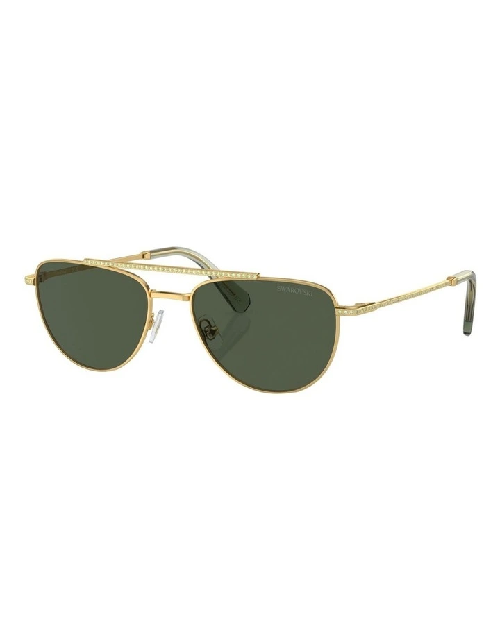 SK7007 Sunglasses in Gold