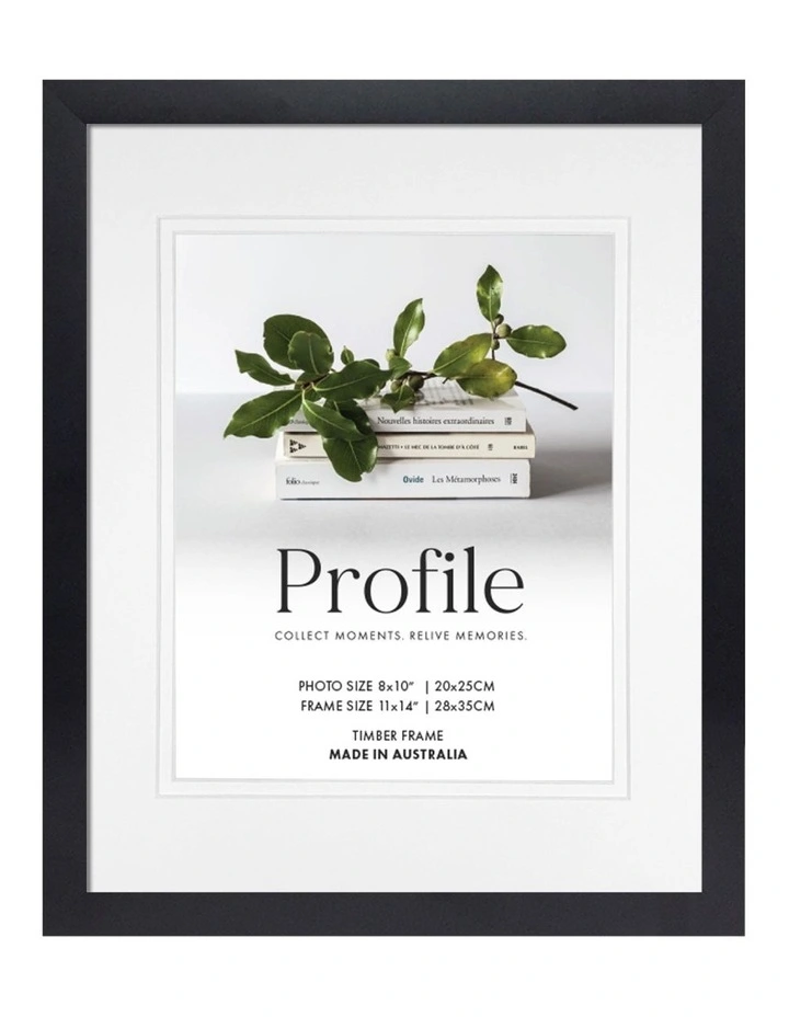 Australia Made Timber Photo Frame 11x14"/8x10" (3 Pack) in Black