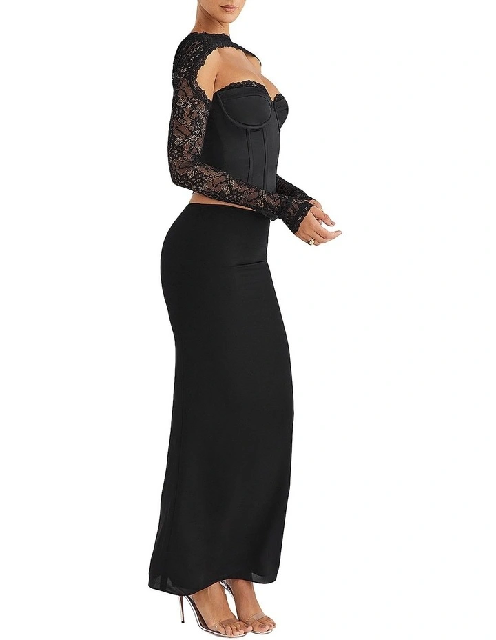 Maxi Skirt in Black