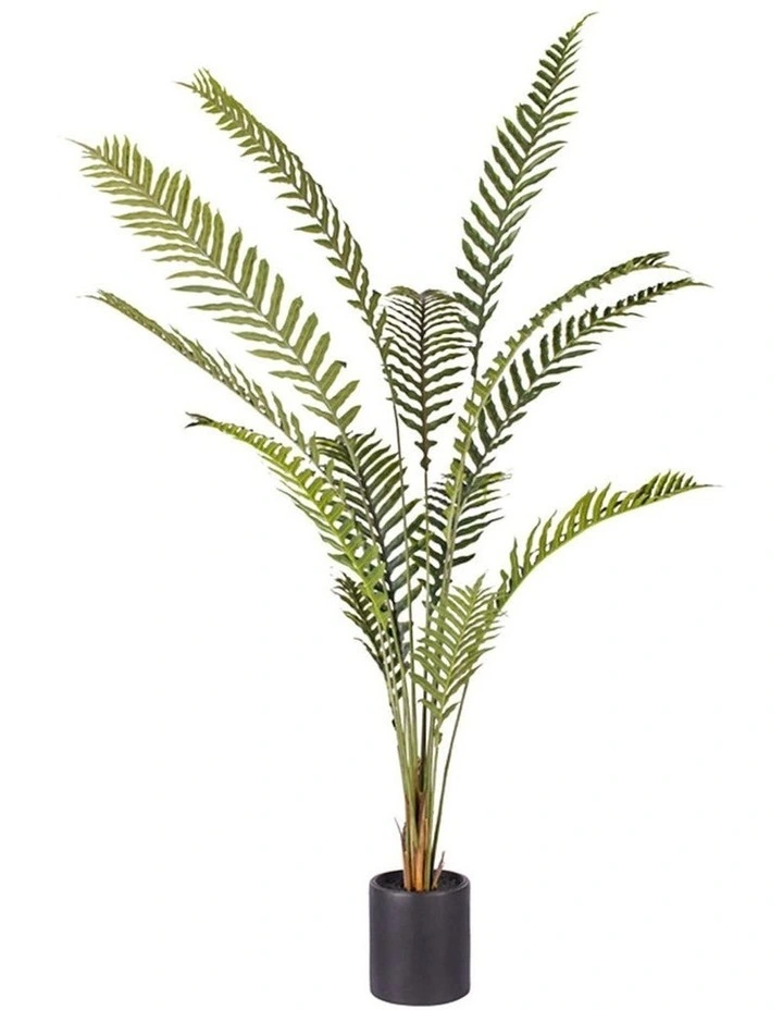 Artificial Green Rogue Hares Foot Fern Tree 240cm in Green