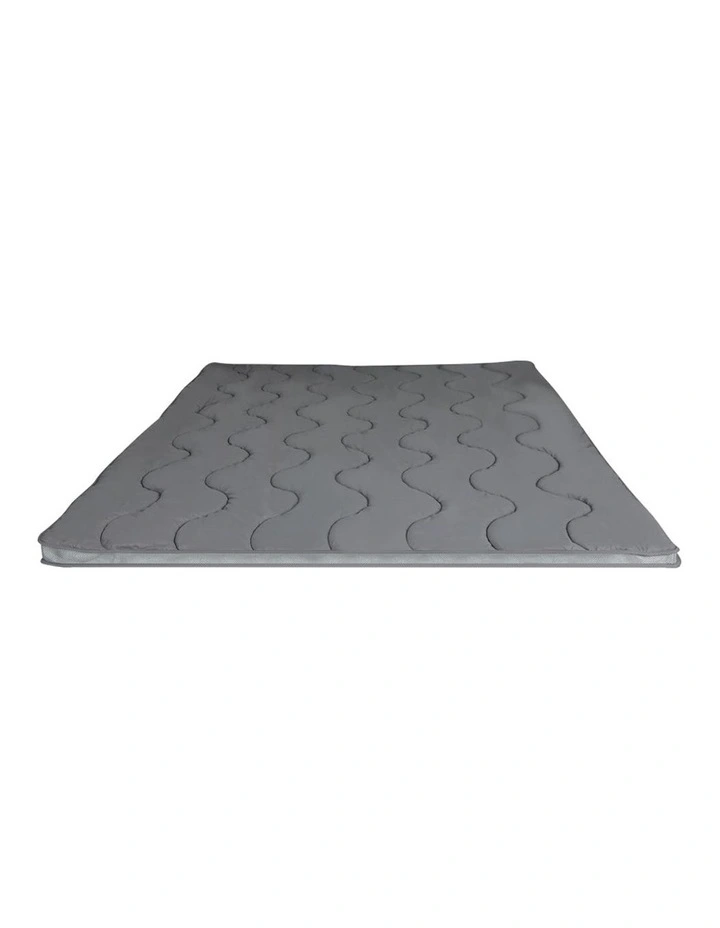 Queen Mattress Topper Protector in Grey