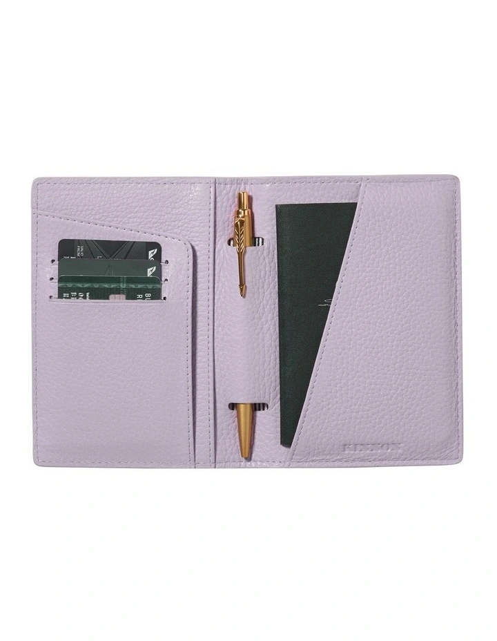 Earle Passport Holder in Lilac