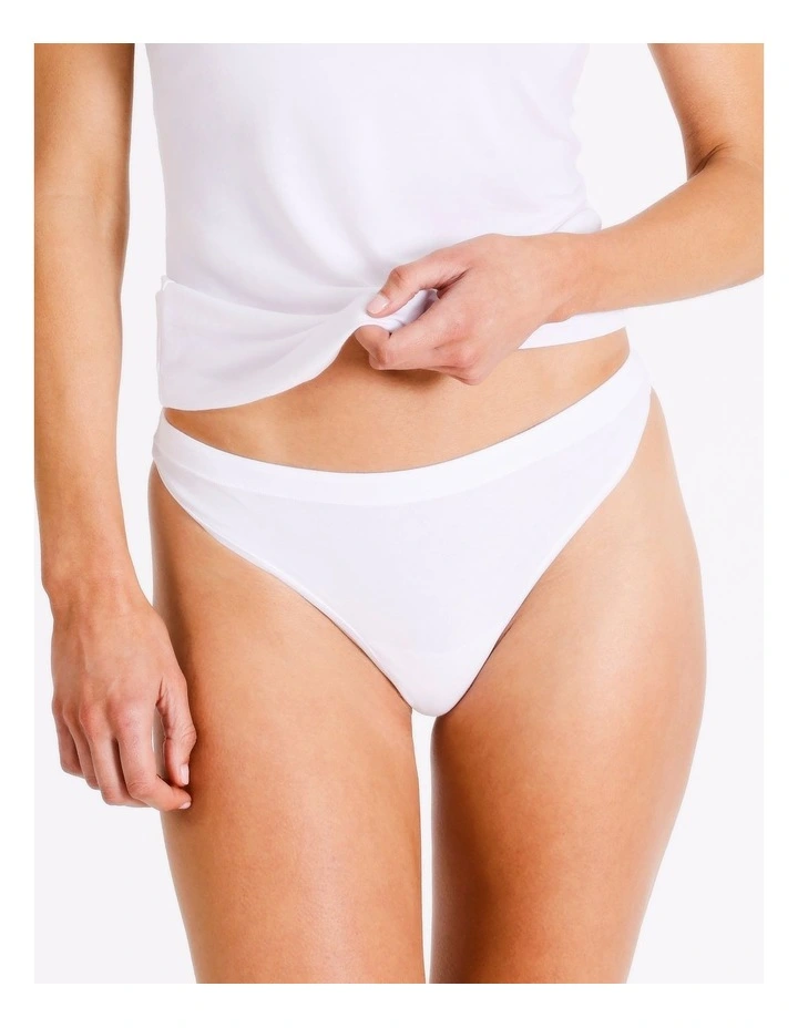 Organic Cotton G-String in White