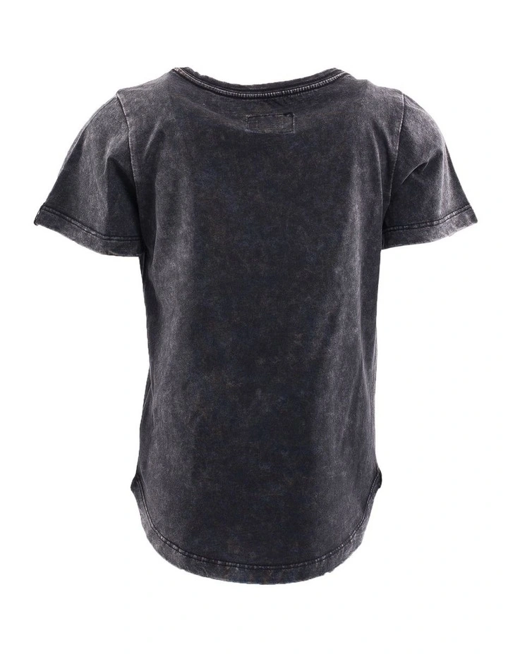 Acid Tee (3-7 Years) in Black