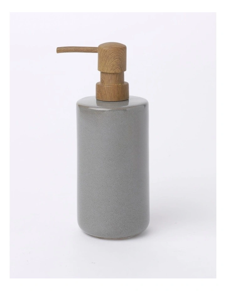 Pottery Bathroom Accessories in Grey/Sand