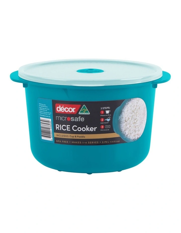 Microsafe Rice and Vege Steamer 2.75L in Teal